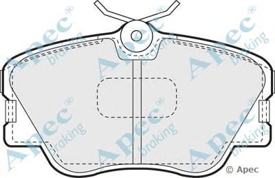 APEC BRAKING pad466 -  Комплект тормозных колодок, дисковый тормоз